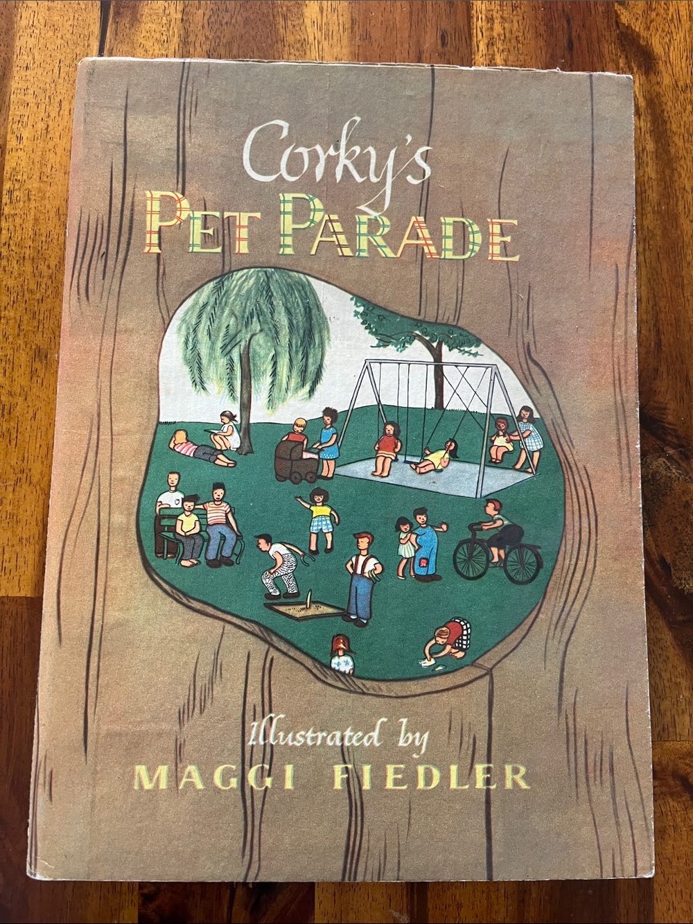 Corky’s PET PARADE By Maggi Fielder 1946 Vtg HB Childrens Book Black Interest